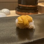 鮓 有無 - 白イカと紫ウニ