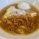 ヌードル＆スパイスカレー 今日の1番 - 甘エビの濃密ソバ　1/2