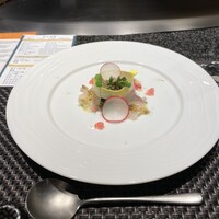 銀座のステーキ - 真鯛のカルパッチョ