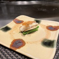銀座のステーキ - 鱚のムースソテー