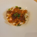 bistro douce 武蔵小杉 - 魚介と春野菜のオマールコンソメゼリー寄せ