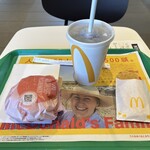 マクドナルド - 料理写真:ベーコンエッグマックセット(490円)