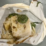 roku - パピオット　真鯛　筍　牡蠣菜　セリ