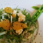 高橋式カレー pole pole - ごはんの上に甘夏