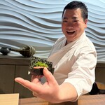 登喜和鮨 - 小マグロ　腹肉　花山椒