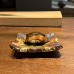 登喜和鮨 - 蒸し穴子　タレ