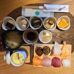 伊都の寿司 にし川 - 握り寿司御膳　2300円