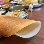 インドダバ - ドーサは綺麗な筒形✨