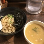 鶏の穴 - 鶏とたらこ　あえ麺