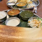 インドダバ - 沢山の小皿が色々楽しめて嬉しい☺️です！