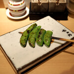 焼鳥 おみ乃 - スナップエンドウ