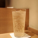 焼鳥 おみ乃 - 志太泉 梅酒（炭酸割）