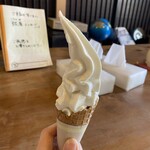 糀屋 - 豆乳ソフト