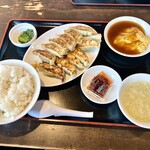 大衆中華食堂 旨屋 - 料理写真:◉ ギョーザ定食 (2人前) ¥1290-