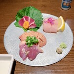 296952059 - 上白肝入り刺身4種盛り（2,100円）