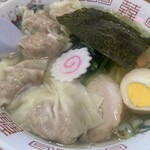 中華そば ひかり - 塩中華750円➕ワンタン5ヶ300円