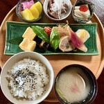 TOHAKU茶館 - 「シェフのおまかせ季節のおばんざいセット」@3900