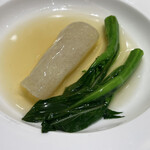 福臨門魚翅海鮮酒家 - 燕の巣のキヌガサタケ巻き