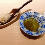 くるますし - あわび肝ソース