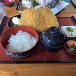 魚屋の磯料理 まるとし - 黄金あじフライ定食（1500円）