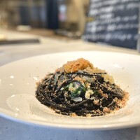 イルチェーロ 恵比寿 - 函館ズワイガニ・生うにのアーリオオリオ ペペロンチーノ）　