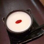 担担麺や 天秤 - 杏仁豆腐