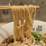 中華そば 昴 - 低加水のパツパツ系な細ストレート麺