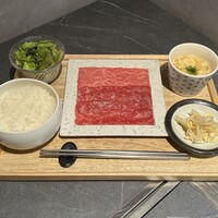 "A5和牛特選" #プレミアム焼肉定食
