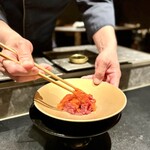 西麻布 焼肉 X - 但馬玄ユッケ