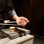 西麻布 焼肉 X - 但馬玄ハンバーグサンド