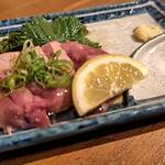 うお左衛門 明石魚ん棚店 - 鯛レバ刺し