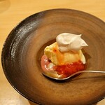 勢麟 - アイスクリームスクープの温度を温めたり、冷やしたりしながらとても丁寧に作ったいました。素晴らしい食感と旨みのあるデザート。