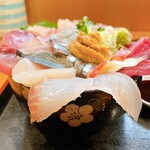 秋葉原旨い魚と焼酎.地酒 美味研鑽 TETSU - 前回の海鮮丼