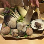 橦木町 しみず - 春は筍と貝