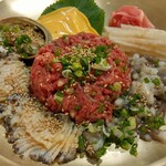 유쾌한육회 - ユッケ＆生タコ＆あわび