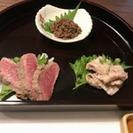 炭火焼ステーキ 但馬 - コースの最初