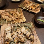 炭火焼鳥と博多名物野菜巻串 焼きんしゃい - 