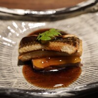 東麻布 いと - フォアグラのテリーヌ伝助穴子のせ