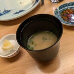 浪速 鮨波留加 - 味噌汁