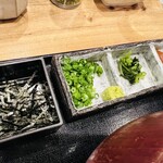 うなぎ家 しば福や - 薬味