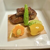 人形町今半 銀座店 - 網焼きステーキ