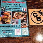 GALETTE BURGER'S - オープンチラシ&オリジナルコースター