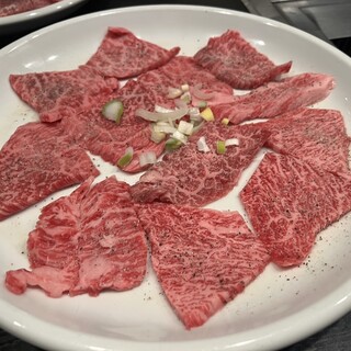 牛王 - 料理写真:カルビとロース塩