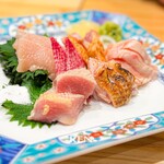 焼鳥 とり藤 - お造り五種盛り