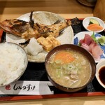 しんのすけ - きんき塩焼き定食(刺身付)