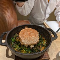 天ぷら成 - カニご飯