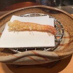 天ぷら 銀座おのでら - 寝かした車海老