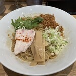 薩摩鶏マゼソバ - シンプル鶏まぜそば　倍盛り　1,080円