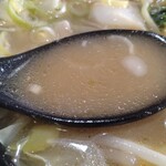 まるひろ - 味噌を溶いて味噌ラーメン