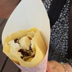 森のフワフワクレープ屋さん - クリームチョコバナナ（550円）